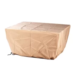 5pc Set With 48" Rectangular Outdoor Aluminum Fire Table & Four Swivel Rocking Chairs & Wind Blocker Lid - Oakland Living -Outdoor Furniture Store GUEST 00a9fe58 7e4d 4b83 b044 e967e9dd7cb2