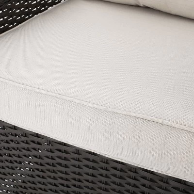 Avondale 3pc All-Weather Wicker Patio Chair Set W/ Fire Pit - Dark Brown - Christopher Knight Home 14 Avondale 3pc All-Weather Wicker Patio Chair Set W/ Fire Pit - Dark Brown - Christopher Knight Home - Image 12