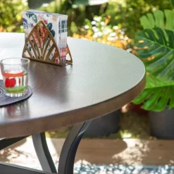 5pc Patio Set With Steel Table With 2" Umbrella Hole & Aluminum Frame Sling Chairs - Captiva Designs -Outdoor Furniture Store GUEST 03856012 e1d6 46b9 b03a d211fcaa3cee