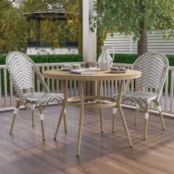 3pc Arna Patio Set With 40" Round Dining Table - MiBasics -Outdoor Furniture Store GUEST 044017d4 65f8 4710 8a4c 5e078cdcb903