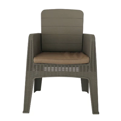 Lucca 7pc Dining Set With Cushions - Gray/Beige - DUKAP 7 Lucca 7pc Dining Set With Cushions - Gray/Beige - DUKAP - Image 5