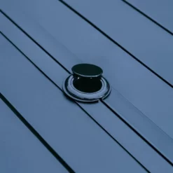 7pc Outdoor Dining Set With Swivel Sling Chairs & Large Metal Rectangle Table With Umbrella Hole - Gray - Captiva Designs 24 7pc Outdoor Dining Set With Swivel Sling Chairs & Large Metal Rectangle Table With Umbrella Hole - Gray - Captiva Designs -Outdoor Furniture Store GUEST 062fcd0d f553 4f28 9c11 a03e8b2eb309 3