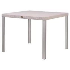 Oslo Rattan Square Dining Table With Aluminum Legs - Lagoon -Outdoor Furniture Store GUEST 06cd56f7 fa0c 4502 ae51 b2c4061ac177