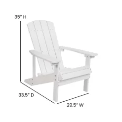 Merrick Lane Set Of 2 All-Weather Adirondack Patio Chairs With Matching Side Table -Outdoor Furniture Store GUEST 071a6a45 ac36 4ef3 a767 c628e7572e35 2