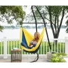 Ceara 3 Bar Hammock Swing Chair - Yellow/Blue - Sol Living -Outdoor Furniture Store GUEST 078828f6 2531 457f 88a6 f17204dc36aa