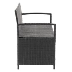 Parksville Patio Storage Bench - Black - CorLiving -Outdoor Furniture Store GUEST 08f62840 01fb 43f3 a1aa aec5f385b699