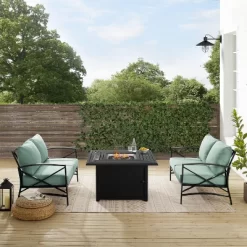 Kaplan 3pc Outdoor Conversation Set With Fire Table & 2 Loveseats - Mist - Crosley 19 Kaplan 3pc Outdoor Conversation Set With Fire Table & 2 Loveseats - Mist - Crosley -Outdoor Furniture Store GUEST 093fecd7 36ac 4a4b 8c46 daaa590e4113