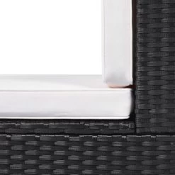 5pc Wicker Patio Conversation Set With Cushions - Black/Beige - GODEER 29 5pc Wicker Patio Conversation Set With Cushions - Black/Beige - GODEER -Outdoor Furniture Store GUEST 0998db0c f870 407f 9fe5 e472dc3872d7