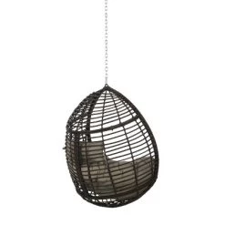 Morris Indoor/Outdoor Wicker Hanging Chair With 8' Chain - Christopher Knight Home -Outdoor Furniture Store GUEST 09f5df7e 10f4 4877 939f 901df09edd50