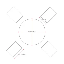 5pc Outdoor Folding Dining Set - Natural - CorLiving -Outdoor Furniture Store GUEST 0bb164c9 cea1 4c8e a3eb fcb97c4c2837
