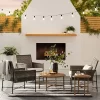 Wicker & Metal X Frame Patio Loveseat - Gray - Threshold™ Designed With Studio McGee -Outdoor Furniture Store GUEST 0c8a4d3b 68fb 40d7 aa3b 46b43a206899