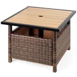 Best Choice Products Wicker Rattan Patio Side Table Outdoor Furniture For Garden, Pool, Deck W/ Umbrella Hole 16 Best Choice Products Wicker Rattan Patio Side Table Outdoor Furniture For Garden, Pool, Deck W/ Umbrella Hole -Outdoor Furniture Store GUEST 0d82b5dd dc64 444d b1ec 3d44a038af18