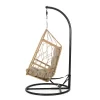 Allegra Outdoor Wicker Hanging Chair With Stand - Light Brown/Tan - Christopher Knight Home -Outdoor Furniture Store GUEST 0d9386fb 8ebd 4e31 ab50 d1b77c201d21