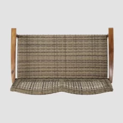 Hampton Wicker Loveseat - Natural/Gray - Christopher Knight Home -Outdoor Furniture Store GUEST 10488d9f cce5 47a7 8fb4 e746c77ab81e