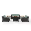 Beaufort 6pc Outdoor Wicker Conversation Set - Crosley -Outdoor Furniture Store GUEST 11029626 7858 49ae 92fc 33400bf35d52