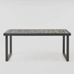 Nestor 7pc Acacia Wood Dining Set - Dark Gray/Light Gray - Christopher Knight Home -Outdoor Furniture Store GUEST 1147e11a e939 41b6 9643 22b302354470