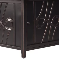 5pc Set With 42" Square Outdoor Aluminum Fire Table & Four Chairs - Oakland Living -Outdoor Furniture Store GUEST 1155c402 7568 4980 9515 96d3a9e2e1fc