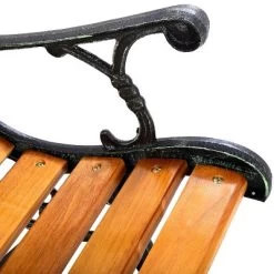 Tangkula Garden Iron Bench Porch Path Hardwood Chair For Patio Park Outdoor Deck 16 Tangkula Garden Iron Bench Porch Path Hardwood Chair For Patio Park Outdoor Deck -Outdoor Furniture Store GUEST 13447844 a962 4f7a a81f 53882258c6c0