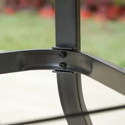 5pc Patio Dining Set With Rattan Arm Chairs & Square Faux Wood & Steel Tabletop - Captiva Designs -Outdoor Furniture Store GUEST 134f5307 c8c1 457d abe6 55d0f6b8c0ec 1