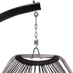 Egg Style Hanging Chair Cream W/Deep Cushion Soft Relaxing Beige -Outdoor Furniture Store GUEST 13abdffb e321 424f b373 bad791da516b