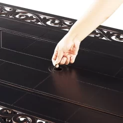 5pc Set With 48" Rectangular Outdoor Aluminum Fire Table & Four Swivel Rocking Chairs & Wind Blocker Lid - Oakland Living -Outdoor Furniture Store GUEST 1414dd41 2e6d 4882 ba20 328ac2623ff7 3