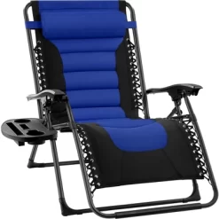 Best Choice Products Oversized Padded Zero Gravity Chair, Folding Outdoor Patio Recliner W/ Headrest, Side Tray -Outdoor Furniture Store GUEST 1594344f 0492 42c0 b761 4bedc1e21e71
