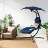 Costway Costway Patio Hanging Lounge Chaise Hammock Chair Removable Canopy Grey/Navy/Turquoise 2 Costway Costway Patio Hanging Lounge Chaise Hammock Chair Removable Canopy Grey/Navy/Turquoise -Outdoor Furniture Store GUEST 16026dce 6a9a 44e7 9c1b 3167e86b0f20