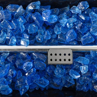 Kinger Home Novi 5-Piece Rattan Wicker Propane Fire Pit Set With An Aluminum Frame 12 Kinger Home Novi 5-Piece Rattan Wicker Propane Fire Pit Set With An Aluminum Frame - Image 10