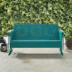 Bates Outdoor Sofa Glider - Turquoise - Crosley 14 Bates Outdoor Sofa Glider - Turquoise - Crosley -Outdoor Furniture Store GUEST 168c2f3a 48cb 4426 a44c 6be0aae4210b