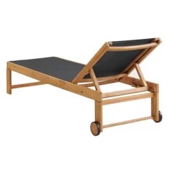 Sunapee Acacia Wood Outdoor Lounge Chair With Mesh Seating - Natural - Alaterre Furniture -Outdoor Furniture Store GUEST 16d75824 e18e 449e a478 e837e37e34bd