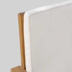 Luciano Acacia Wood Bench - Brown/Cream - Christopher Knight Home -Outdoor Furniture Store GUEST 1757b29e 4ab1 4421 92c0 aab2750d5517