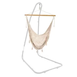 Sunnydaze Decor Sunnydaze Lightweight Cotton/Nylon Rope Outdoor Mayan Hammock Chair -Outdoor Furniture Store GUEST 18bbddc6 e951 45ac 90df 90dca9827127