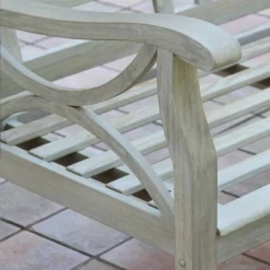 Abbington Teak Patio Sofa With Cushion - Cambridge Casual -Outdoor Furniture Store GUEST 19136e9f 5aa6 40d3 acaa aa456a68668c