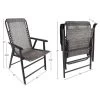 Pure Garden Folding Lounge Chairs – Portable Camping Or Lawn Chairs, Gray, Set Of 2 -Outdoor Furniture Store GUEST 19b0e4a5 c3d8 403a a3e5 f94475b98e42