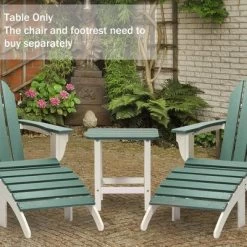 Aoodor Adirondack Square Outdoor Side Table 19-Inch -Outdoor Furniture Store GUEST 1aa37abd f9c9 41fa 942c f752959f51c8
