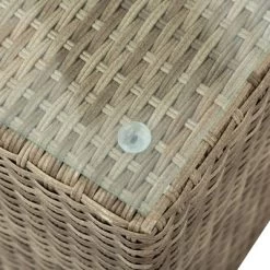 5pc Wicker Patio Seating Set With Cushions - Brown/Beige - GODEER -Outdoor Furniture Store GUEST 1b3d1289 aeaf 44cc a0f7 cf79bcbfc99a