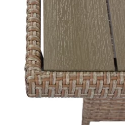 4pc Outdoor Wicker Conversation Set With Cushions - Beige - GODEER -Outdoor Furniture Store GUEST 1e90c185 b3e2 441f b9e9 81b99ac3c762