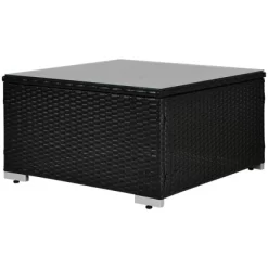 5pc Wicker Patio Sectional Seating Set With Cushions - Espresso/Blue - GODEER 18 5pc Wicker Patio Sectional Seating Set With Cushions - Espresso/Blue - GODEER -Outdoor Furniture Store GUEST 1f2765f0 f337 4c5e 93f5 a055427a6f2d