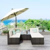 5pc Wicker Patio Conversation Set With Cushions - Black/Beige - GODEER 2 5pc Wicker Patio Conversation Set With Cushions - Black/Beige - GODEER -Outdoor Furniture Store GUEST 1fdf3fbc 00ac 4ef7 a674 1b0a9cb9a94f