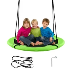 Costway 40" Flying Saucer Tree Swing Indoor Outdoor Play Set Kids Christmas Gift BlueGreen Pink -Outdoor Furniture Store GUEST 204118dc ef14 499a 8e5a 016f742bf755