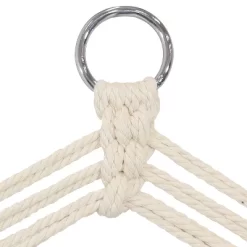 Sunnydaze Decor Sunnydaze Outdoor Printed Polycotton Fabric Hammock Chair With Armrests And Hardwood Spreader Bar - 300 Lb Capacity - Natural -Outdoor Furniture Store GUEST 20587c3d 1f7c 4133 a0fe 428952d87c0f 1