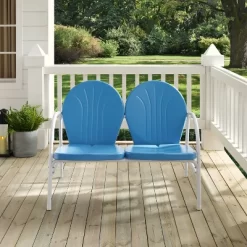 Griffith Outdoor Loveseat - Sky Blue - Crosley -Outdoor Furniture Store GUEST 22e63726 5880 4854 950a d88304d082fc