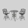 Alfresco 3pc Cast Aluminum Patio Bar Set Bronze - Christopher Knight Home -Outdoor Furniture Store GUEST 23e94726 810e 4091 866f bfa6f243e4f6