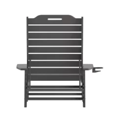 Flash Furniture Monterey Set Of 2 Adjustable Adirondack Loungers With Cup Holders- All-Weather Indoor/Outdoor HDPE Lounge Chairs -Outdoor Furniture Store GUEST 25c255fc aab6 4c62 bd3e 91b383b0e2ff