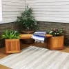 Sunnydaze Decor Sunnydaze Outdoor Meranti Wood With Teak Oil Finish Wooden Garden Planter Box Bench Seat - 68" - Brown 2 Sunnydaze Decor Sunnydaze Outdoor Meranti Wood With Teak Oil Finish Wooden Garden Planter Box Bench Seat - 68" - Brown -Outdoor Furniture Store GUEST 2679708a ed16 483e ac7f 74d0a55a3e27