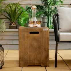 Costway 16'' Outdoor Hideaway Table Propane Tank Cover For Standard 20 LBS Propane Tank -Outdoor Furniture Store GUEST 26b098d8 1fad 4ef7 85b1 ab4c54815db4