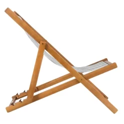 Loren Foldable Sling Chair - Natural/Gray/White - Safavieh -Outdoor Furniture Store GUEST 26f4b513 2a88 40e0 b227 e29c27c48bdd