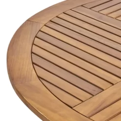 Alondra 5pc Acacia Wood Circular Dining Set - Teak - Christopher Knight Home -Outdoor Furniture Store GUEST 2705582e baa8 4010 bc5c 40c9b732e0d3