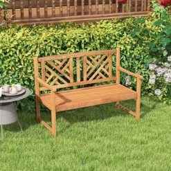Costway Patio Acacia Wood 2-Person Slatted Bench Outdoor Loveseat Chair Garden Natural -Outdoor Furniture Store GUEST 27484220 c85d 486c aeb0 77f2f63cd877