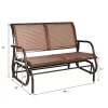 Costway Patio Swing Glider Bench Loveseat Rocking Chair Backyard Poolside -Outdoor Furniture Store GUEST 27cdec04 71fe 407b aa06 09b472dfba6e